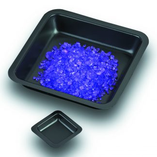 WEIGHING BOAT PS 100ML SQUARE BLACK