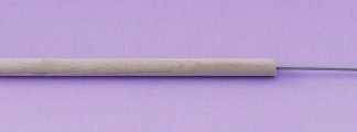NEEDLE STRAIGHT WOOD HANDLE S/S