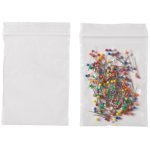BAGS, PE PLAIN, RESEALABLE 230x325mm