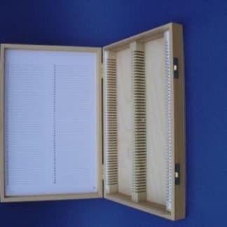 SLIDE BOX WOOD BLACK FOR 100 SLIDES