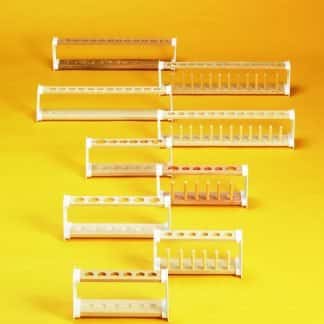 TEST TUBE STAND WOOD 12 HOLE/PEG
